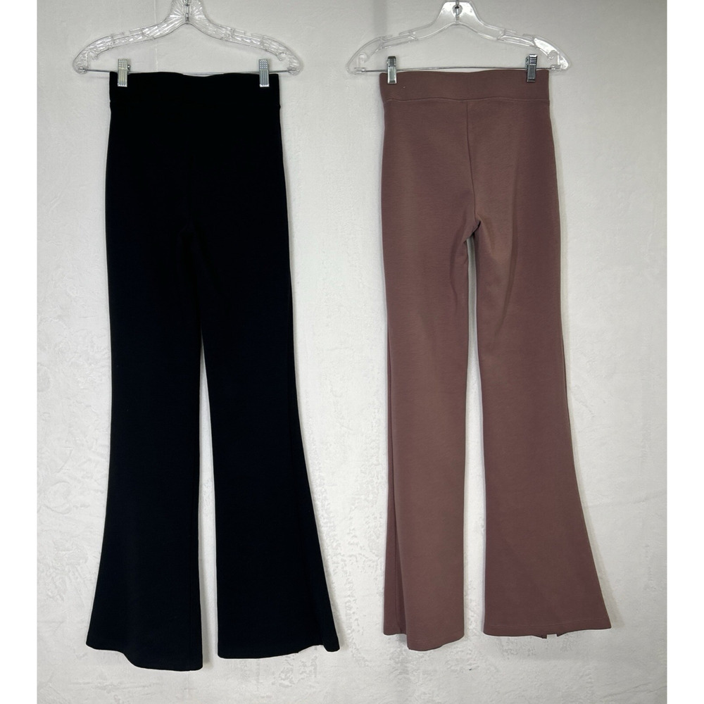 2pr Nike One Dri-FIT High-Waisted Full Length Women's Small Split Hem Leggings - Picture 2 of 12
